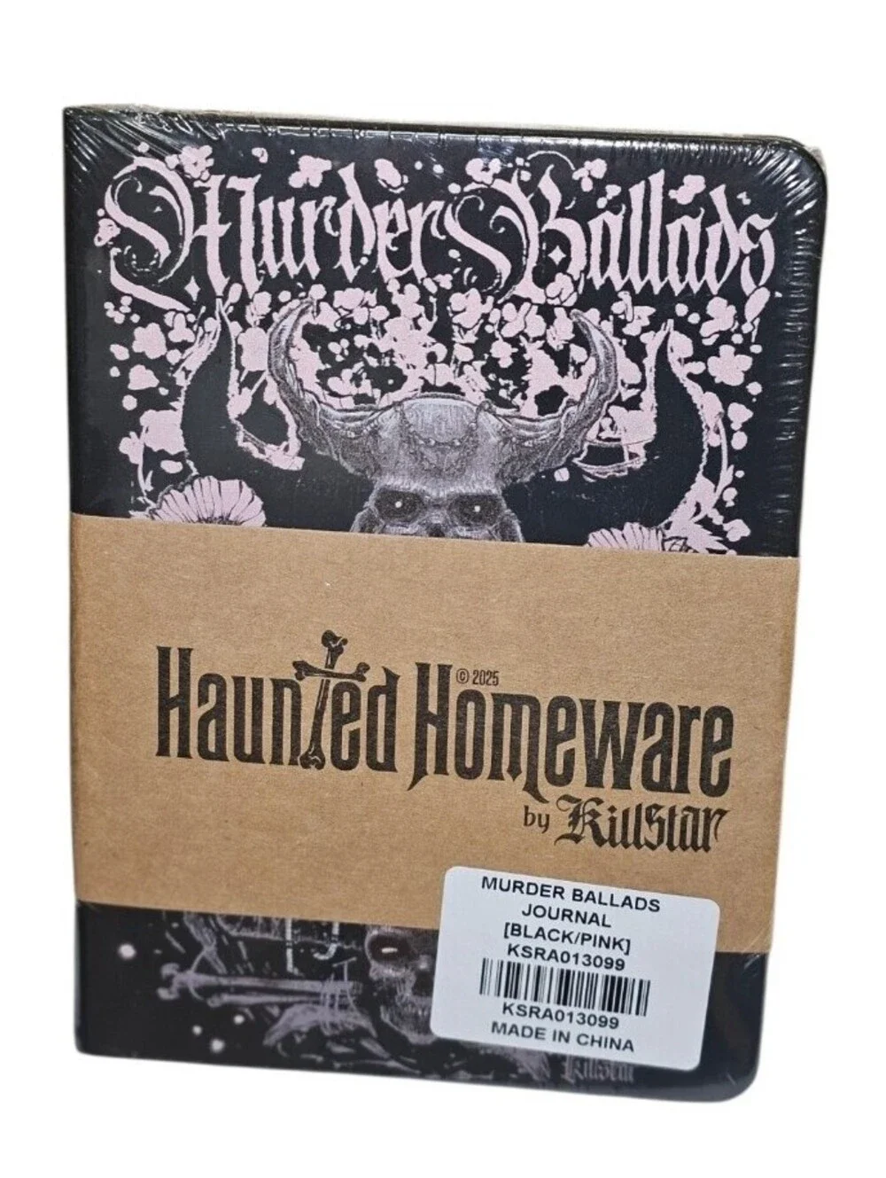Killstar Murder Ballads Journal Notebook NEW Sealed
